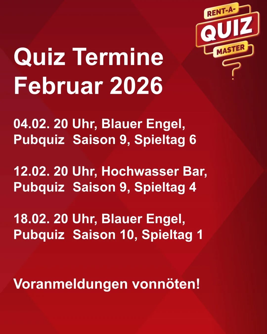 Weiter geht die wilde Fahrt.

Saisonstart der Saison Nummer 10 @blauer_engel_luebeck und wir brauchen noch angriffslustige Teams.

Lets Go